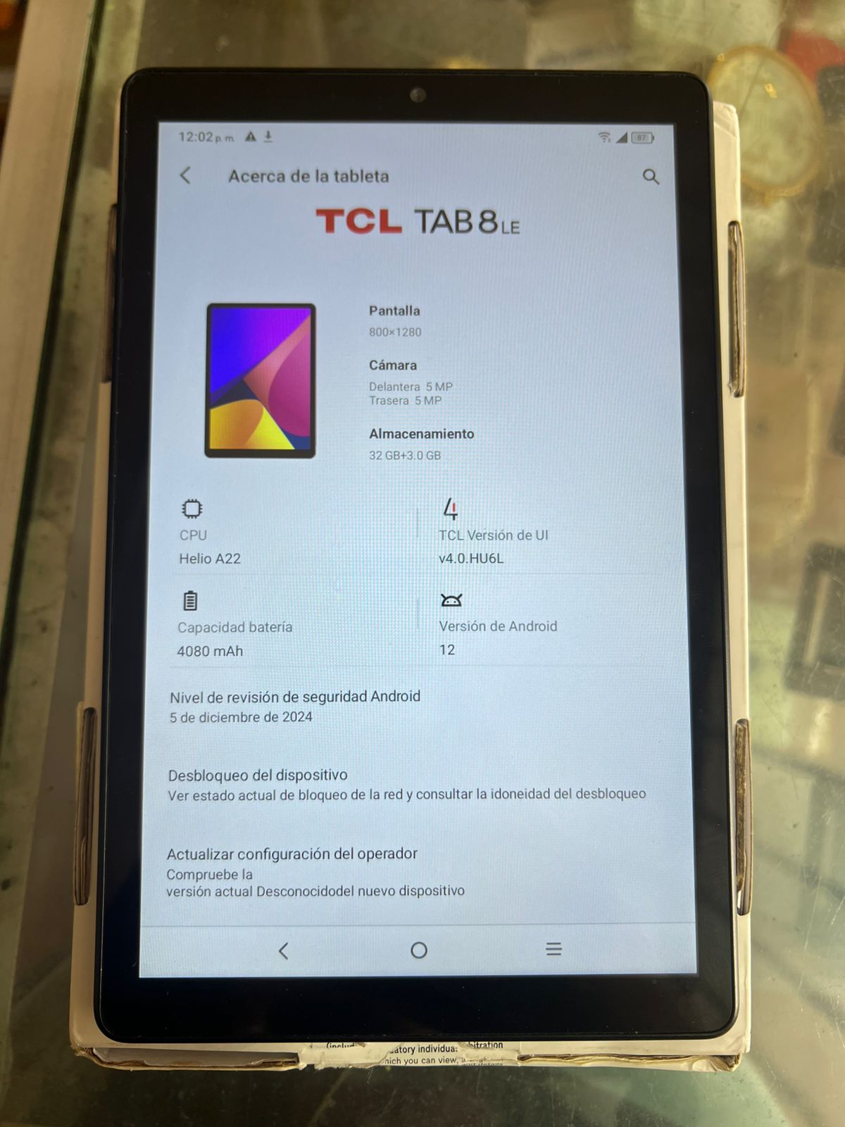 celulares y tabletas -  Tablet TCL Tab 8 32GB 3gbram coje sim 1M Garantia 2