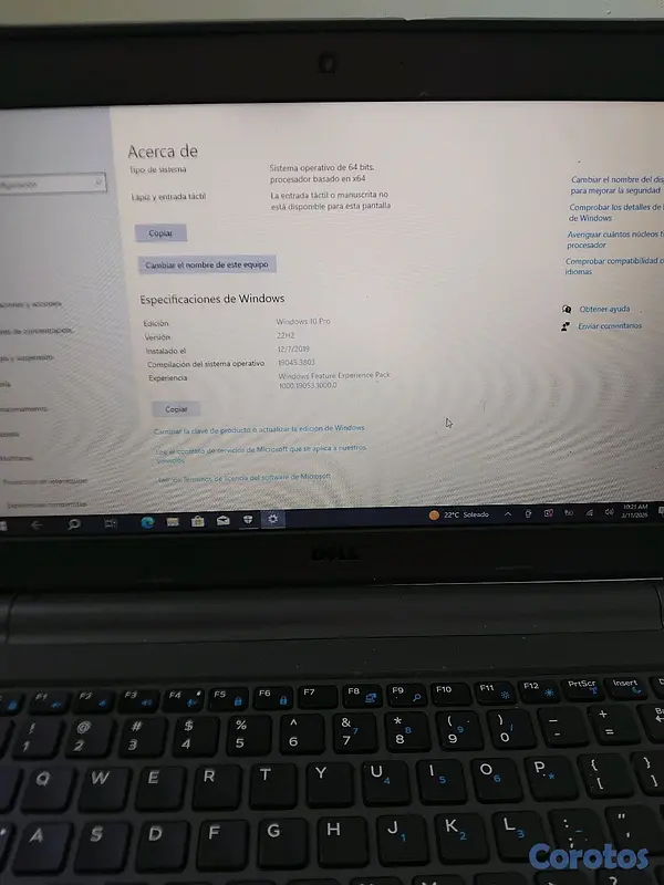 consolas y videojuegos - En venta Laptop Dell Latitude 3350 Intel I5 4g memoria 64bits 120g ssd 14'  10
