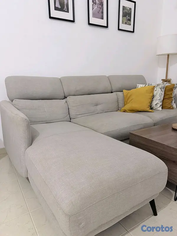 muebles y colchones - Sofa en L, Gris de Ilumel 3