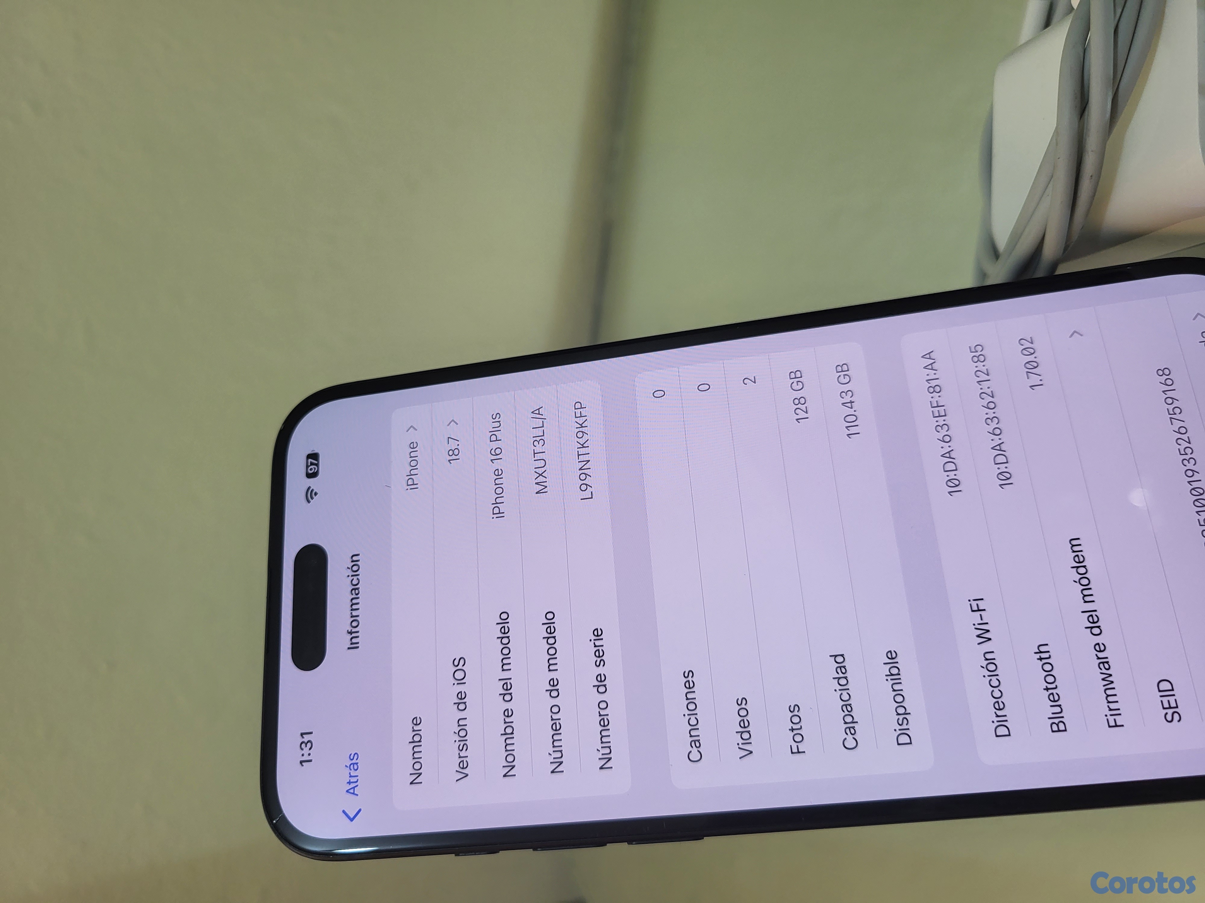 celulares y tabletas - Iphone 16Plus Turbo-SIM  4