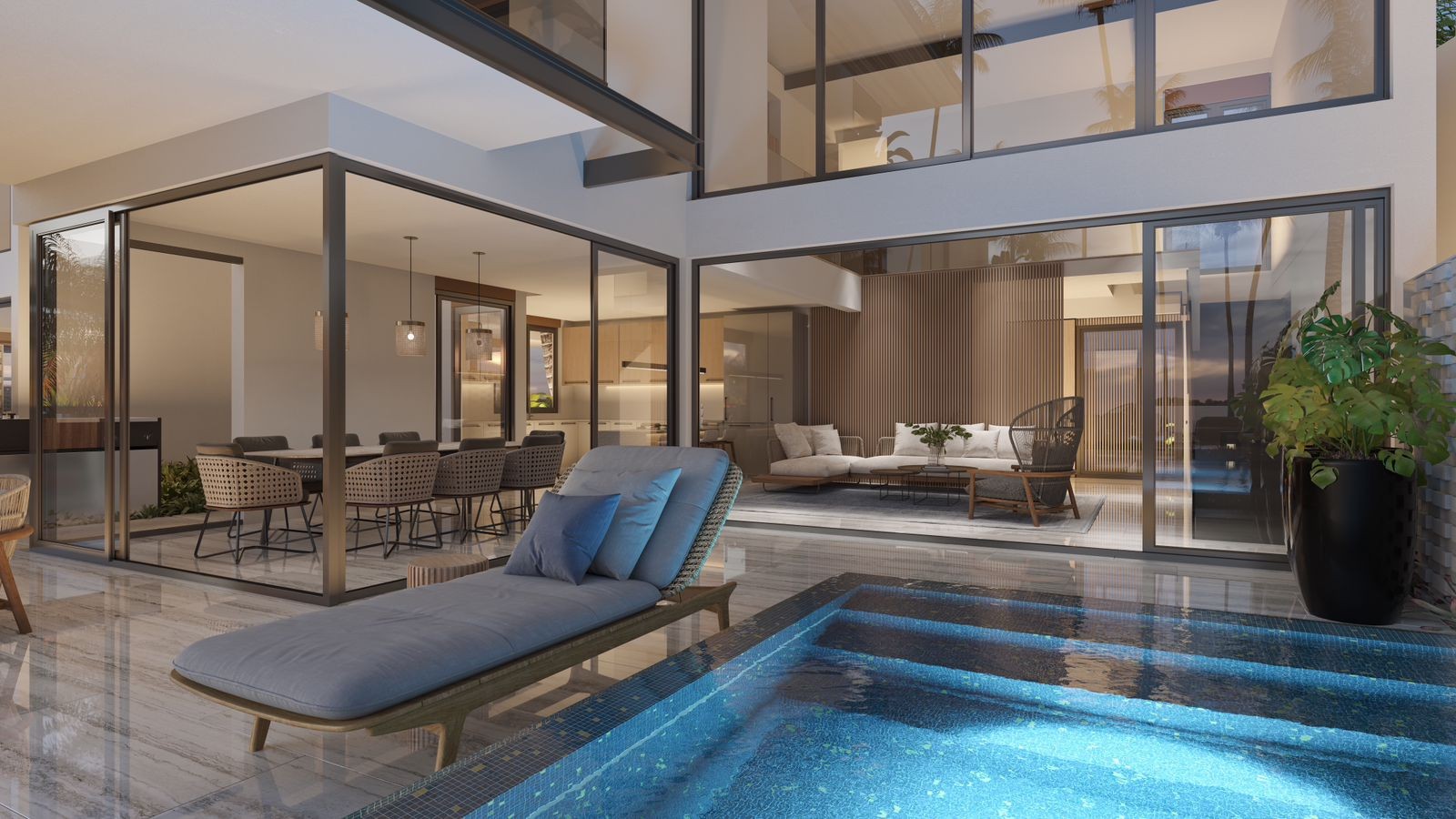 casas vacacionales y villas - Exclusivo Proyecto Frente a la Playa, Las Terrenas  1