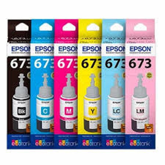impresoras y scanners - BOTELLA DE TINTA EPSON 673  EN TODOS LOS COLORES   1