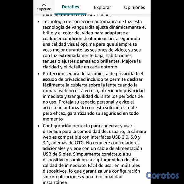 electrodomesticos - Cámara Web HD 9