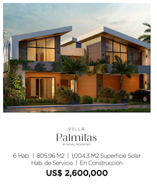casas vacacionales y villas - Venta de Villa de lujo en la zona más privilegiada de cap cana con 1,200mts 5