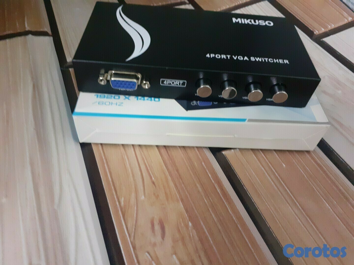 otros electronicos - Interruptor VGA de 4 puertos - Switch VGA 3