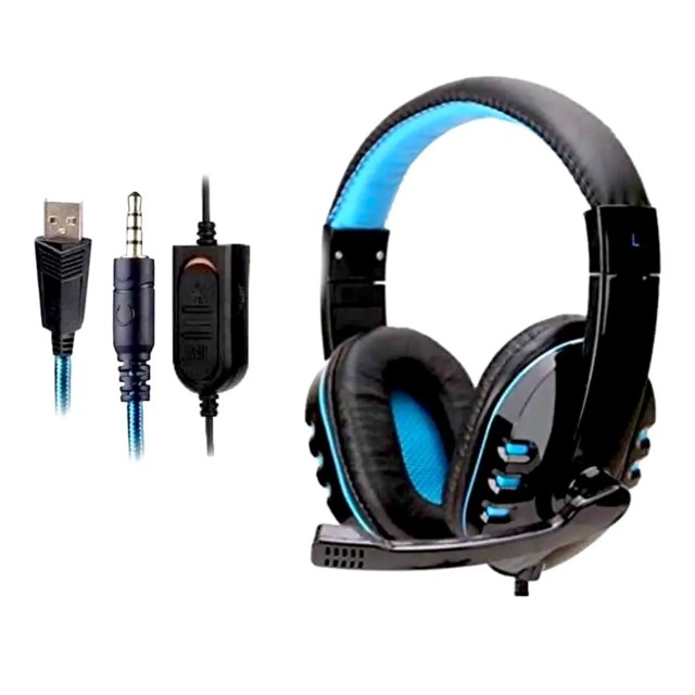 accesorios para electronica - Audifonos Gaming con microfono auriculares Gamer Jugar play cascos videojuegos 2