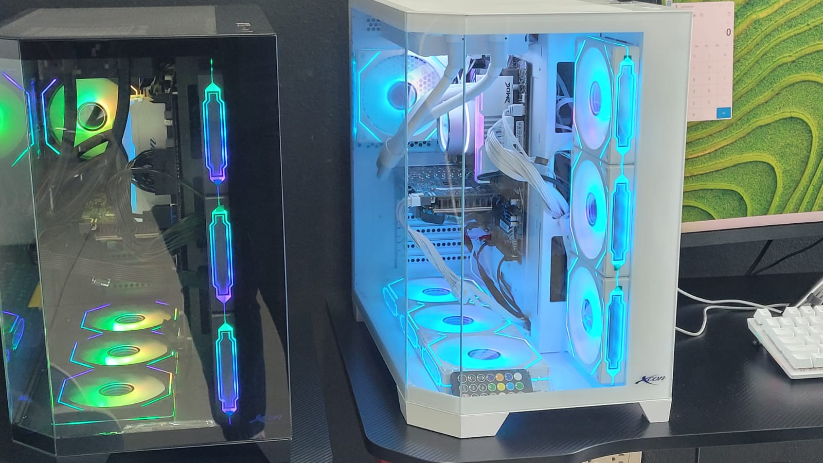 computadoras y laptops - CASE GAMING PARA COMPUTADORA XCON CON RGB VARIADOS 0