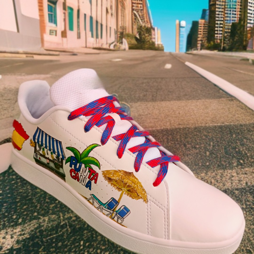 Tenis adidas pintados discount