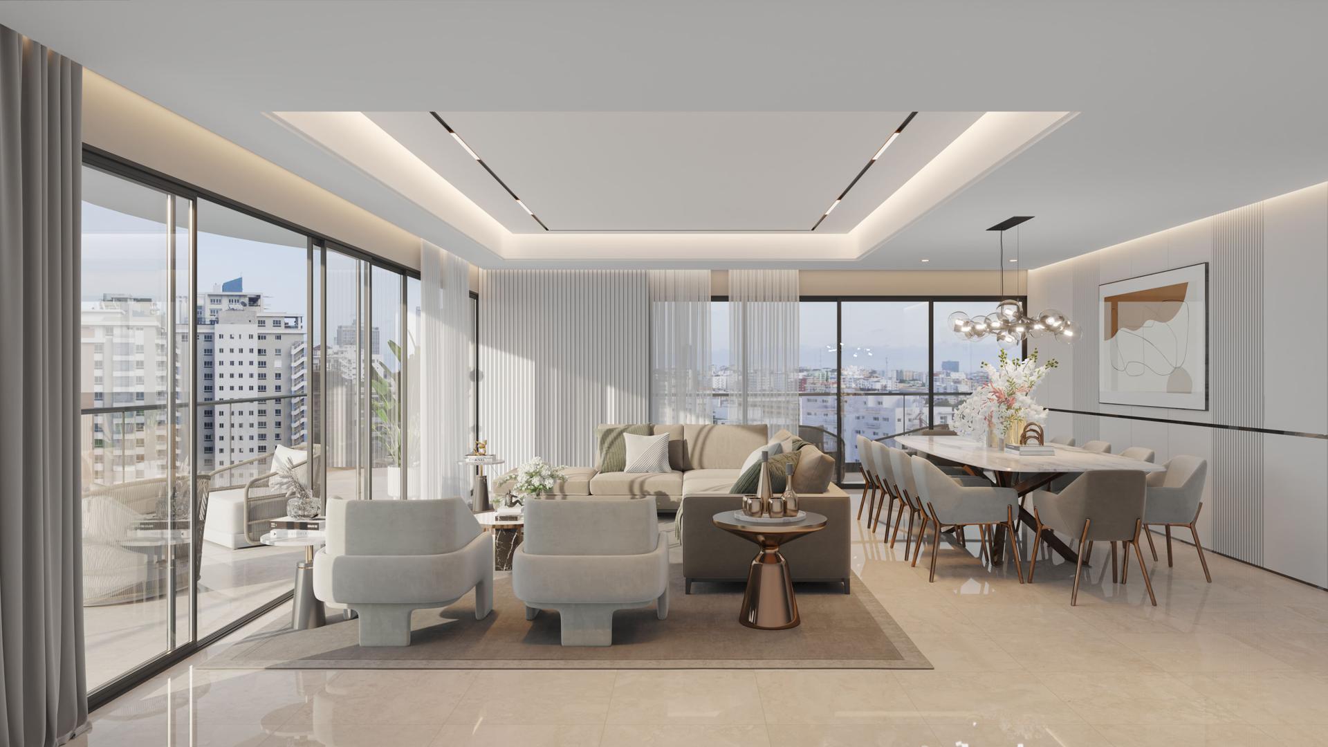 apartamentos - TORRE DE LUJO EN EL EXCLUSIVO ENSANCHE NACO 4