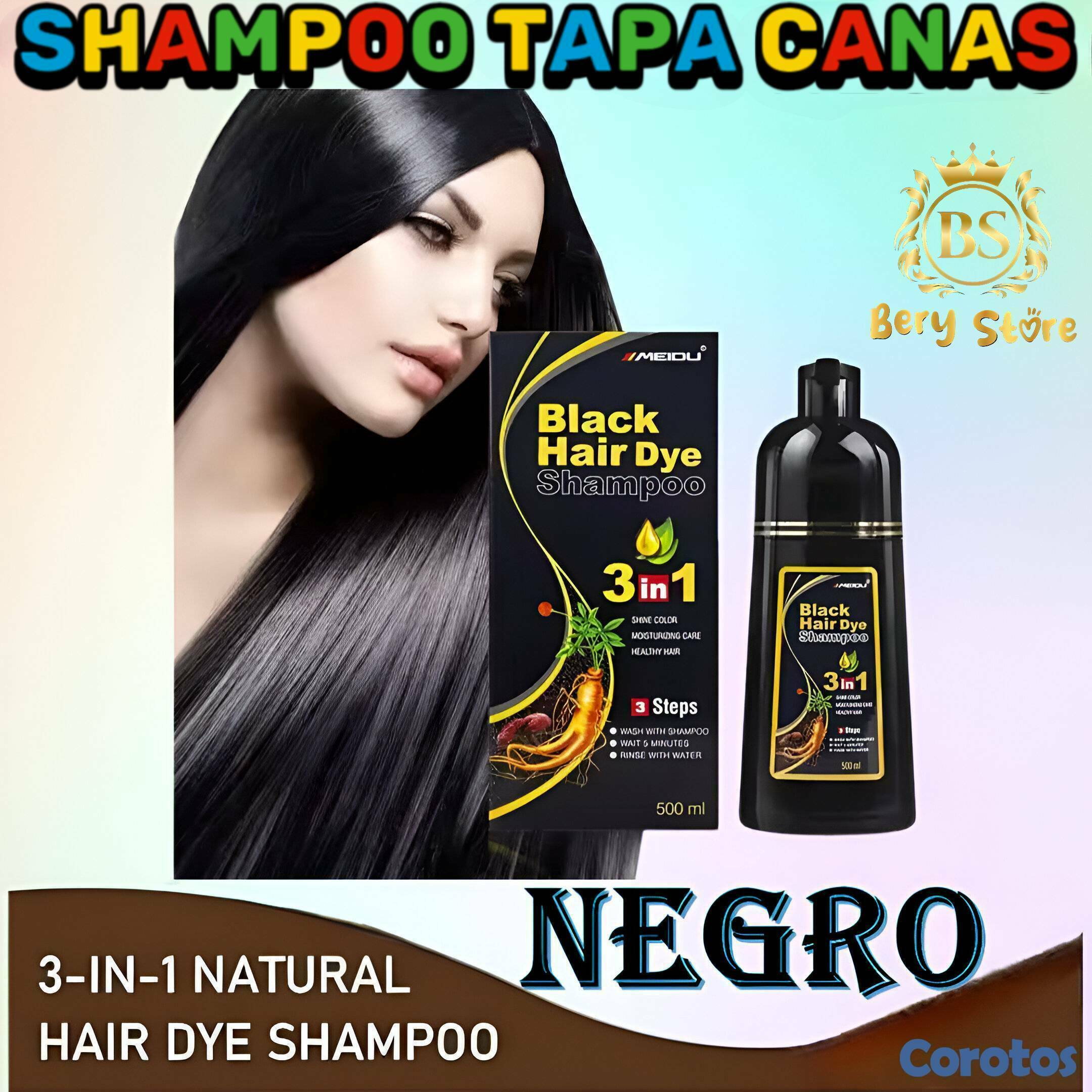 salud y belleza - SHAMPOO CUBRE CANAS | SHAMPOO TAPA CANAS | SHAMPOO TAPA CANAS 3 EN 1 |  4