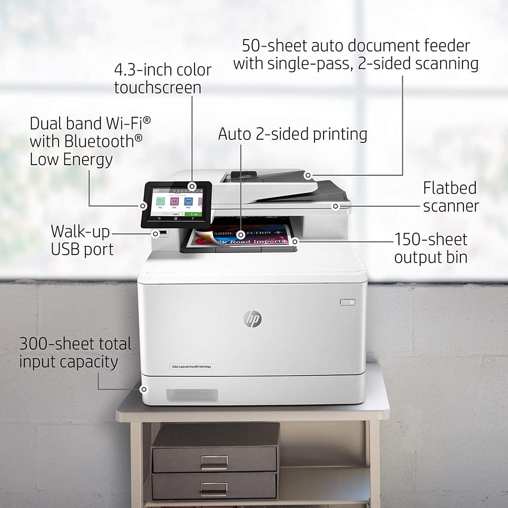 impresoras y scanners - IMPRESORA HP LASERJET PRO 400 COLOR MFP M479DW - MULTIFUNCI -DUPLEX - WIRELESS