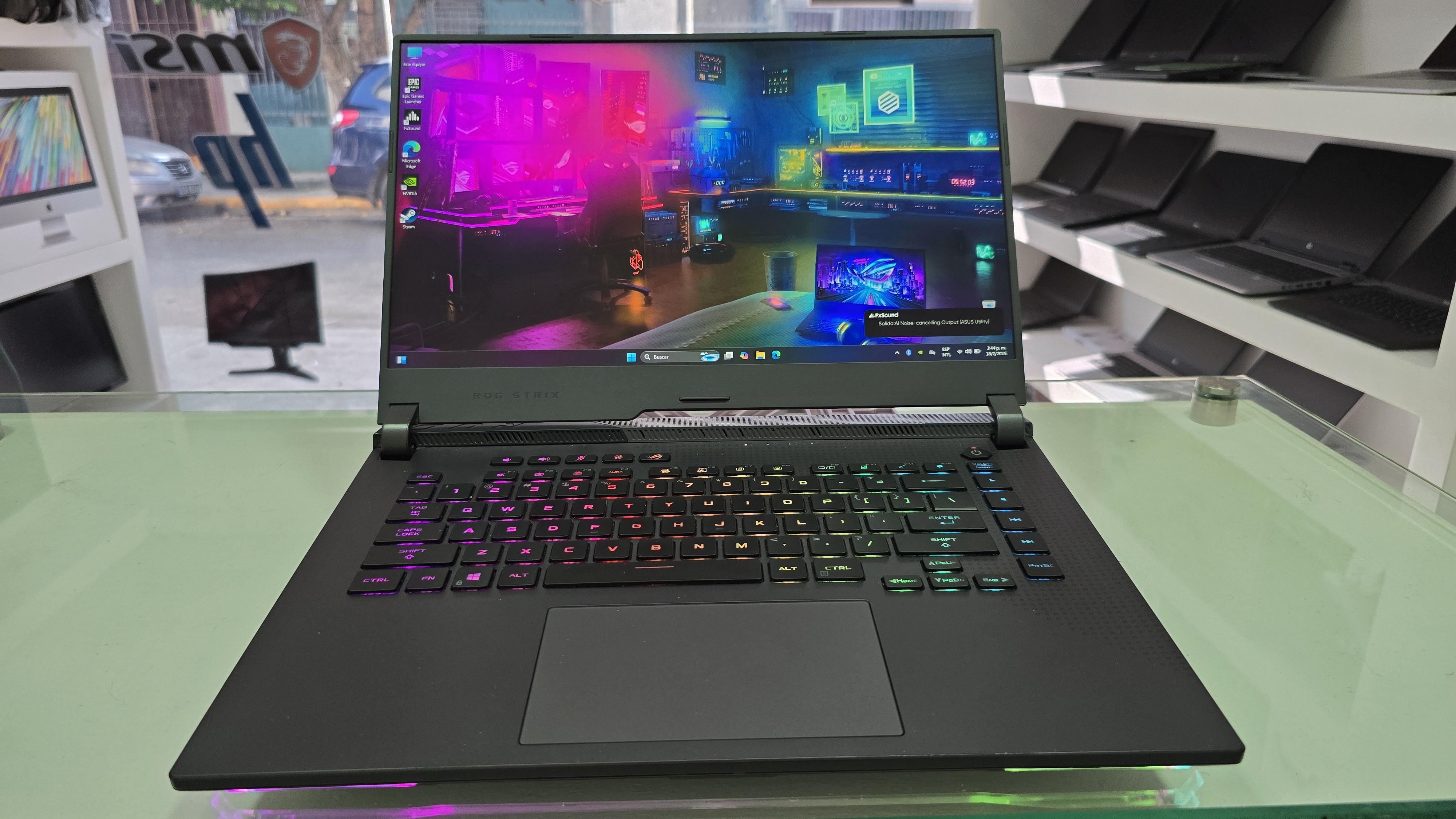computadoras y laptops - Asus Strix 15 Ryzen 9 Ram 32gb ddr4 Disco 1000gb SSD NVIDEA Rtx 3070 8gb  6