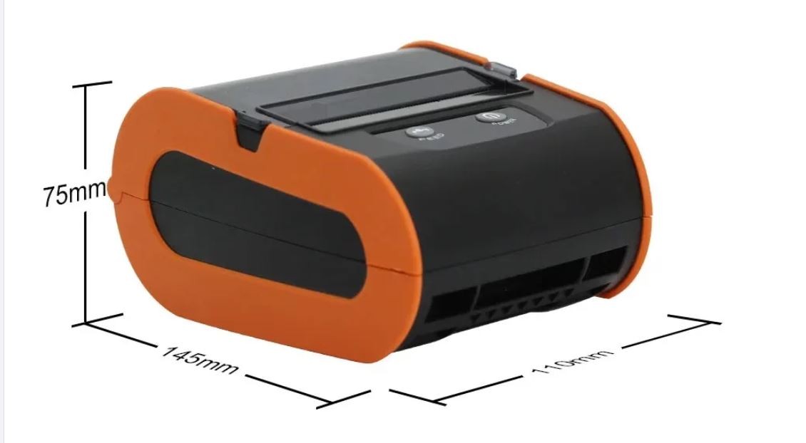 impresoras y scanners - Impresora termica portatil de recibos de 80mm y etiquetas 4