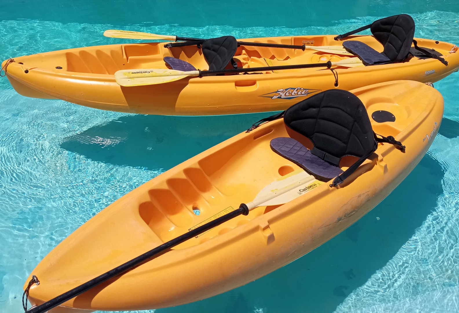 botes - Vendo 2 kayaks HOBIE de una y dos personas tipo Kona y Lanai