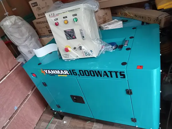 construccion e industrial - Planta eléctrica 16KW 2 pistones diésel semi silen 5