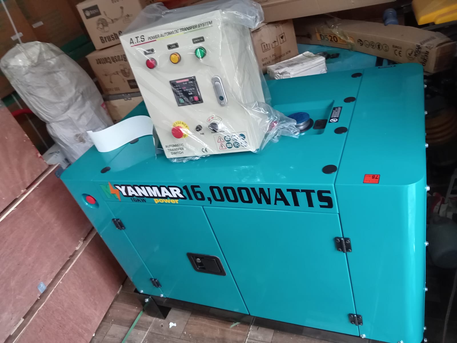 construccion e industrial - Planta eléctrica 16KW 2 pistones diésel semi silen 4