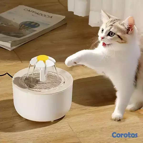 animales y mascotas - Fuente de agua para gatos 1.5 litros 9