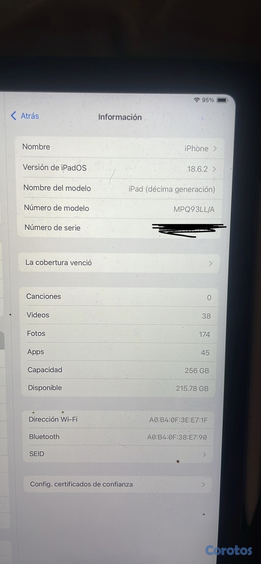 celulares y tabletas - ipad 10th generation  5