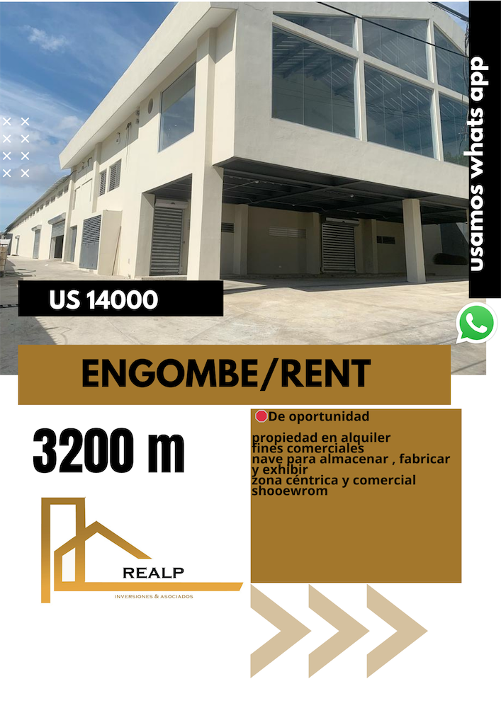 oficinas y locales comerciales - Nave en Engome 3200 m