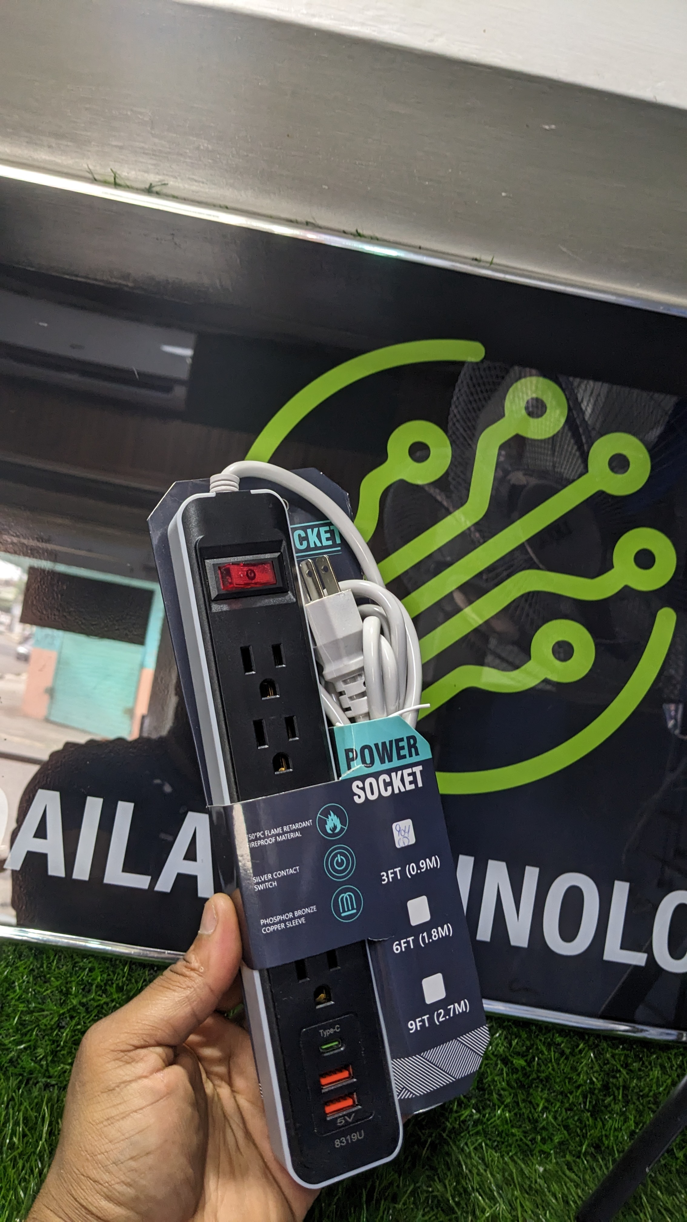 otros electronicos - Regleta con puerto USB Y TIPO C  3