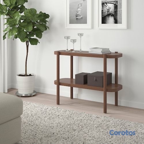 decoración y accesorios - Consola color caoba 2