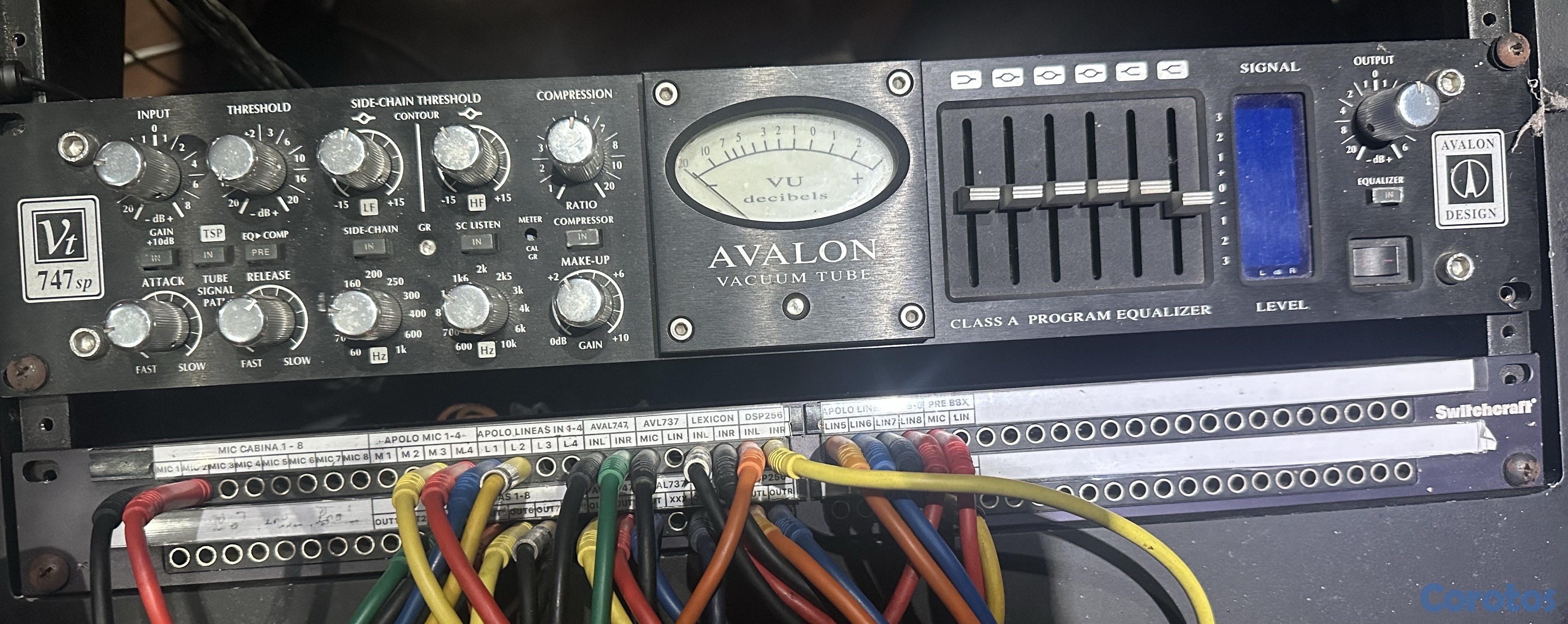 camaras y audio - Avalon VT-747SP – Compresor + EQ a Tubos (NEGOCIABLE) 2