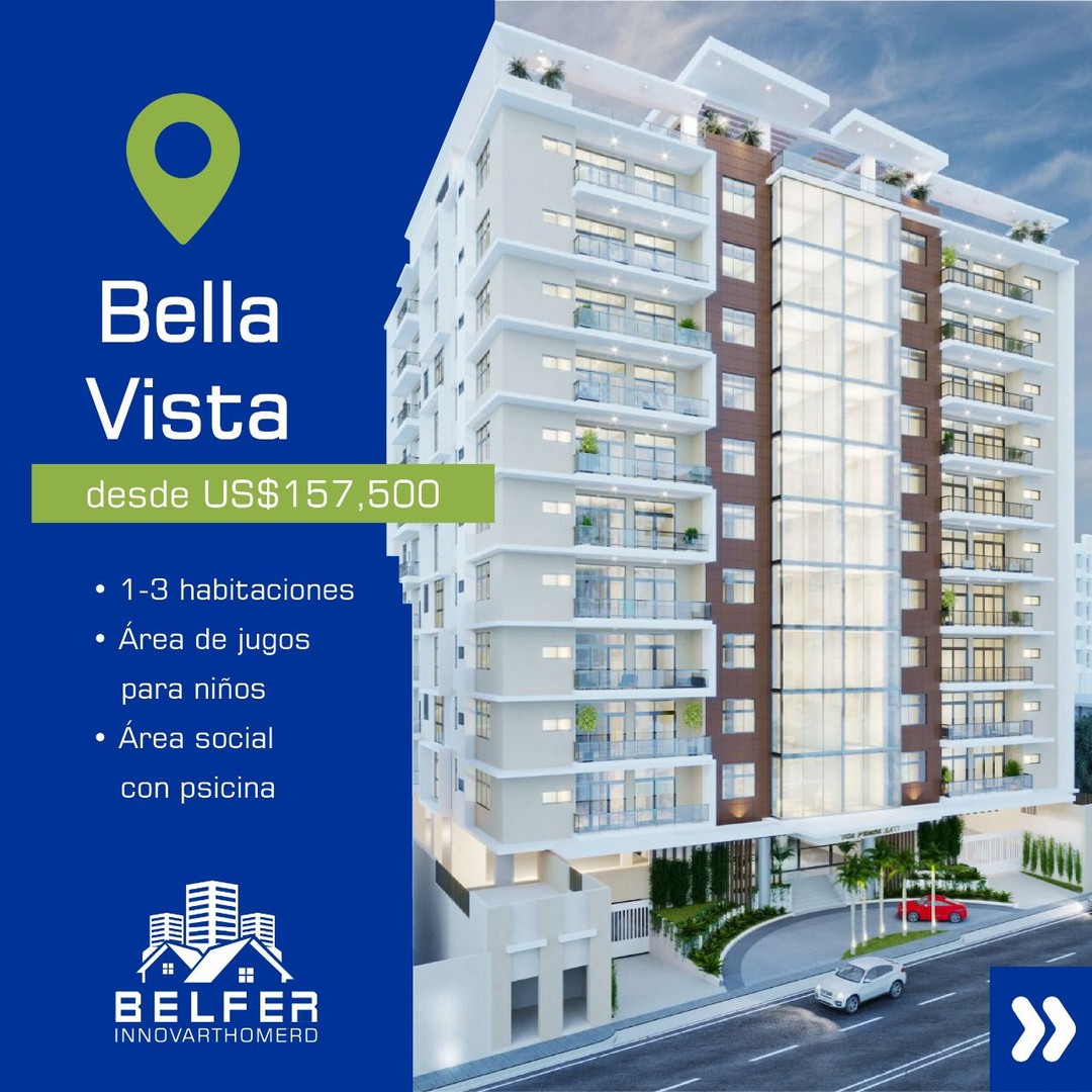 apartamentos - IMPONENTE TORRE, MODERNA Y VANGUARDISTA, UBICADA EN EL EXCLUSIVO SECTOR DE BELLA