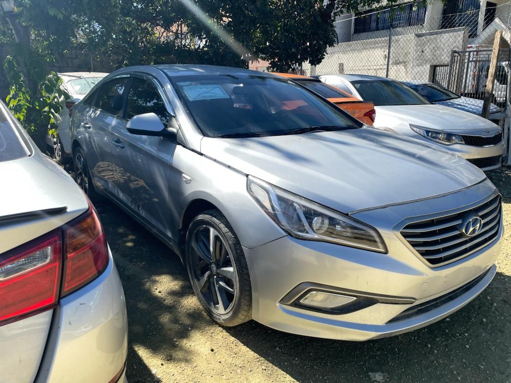 carros - HYUNDAI SONATA 2017 GRIS 1