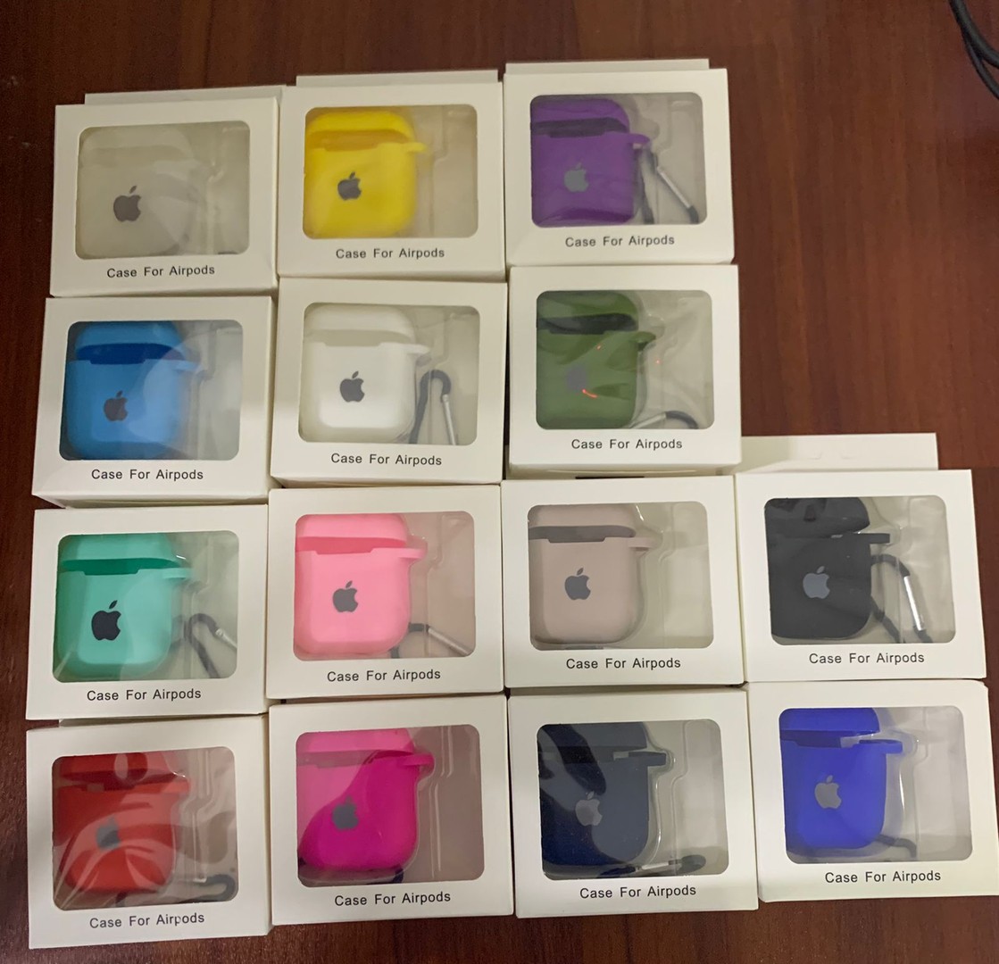 accesorios para electronica - Cover para audifonos inalambricos  AirPods 1ra & 2da generacion  3