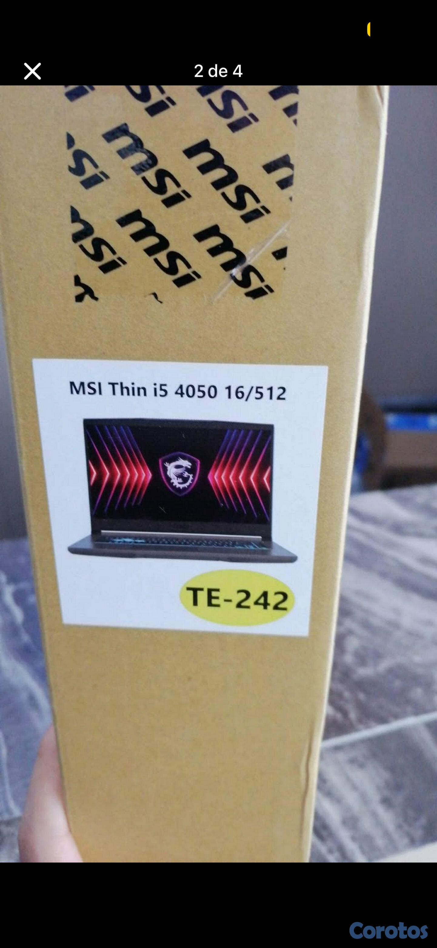 computadoras y laptops - LAPTOP GAMER MSI i5 4050 512/16Gb 2