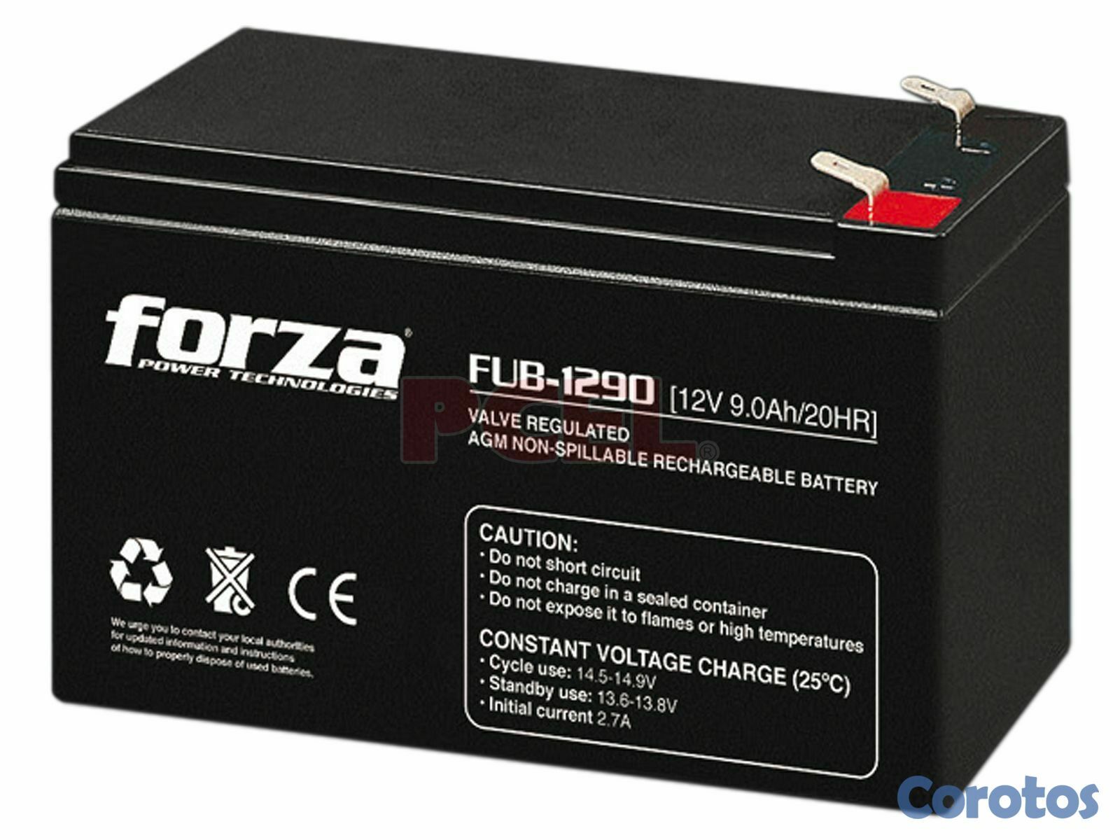 computadoras y laptops - BATERIA FORZA - 12V - 9AH