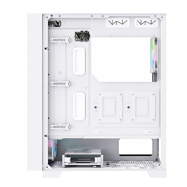 computadoras y laptops - Case MONTECH AIR 1000 Premium Negro y Blanco 5