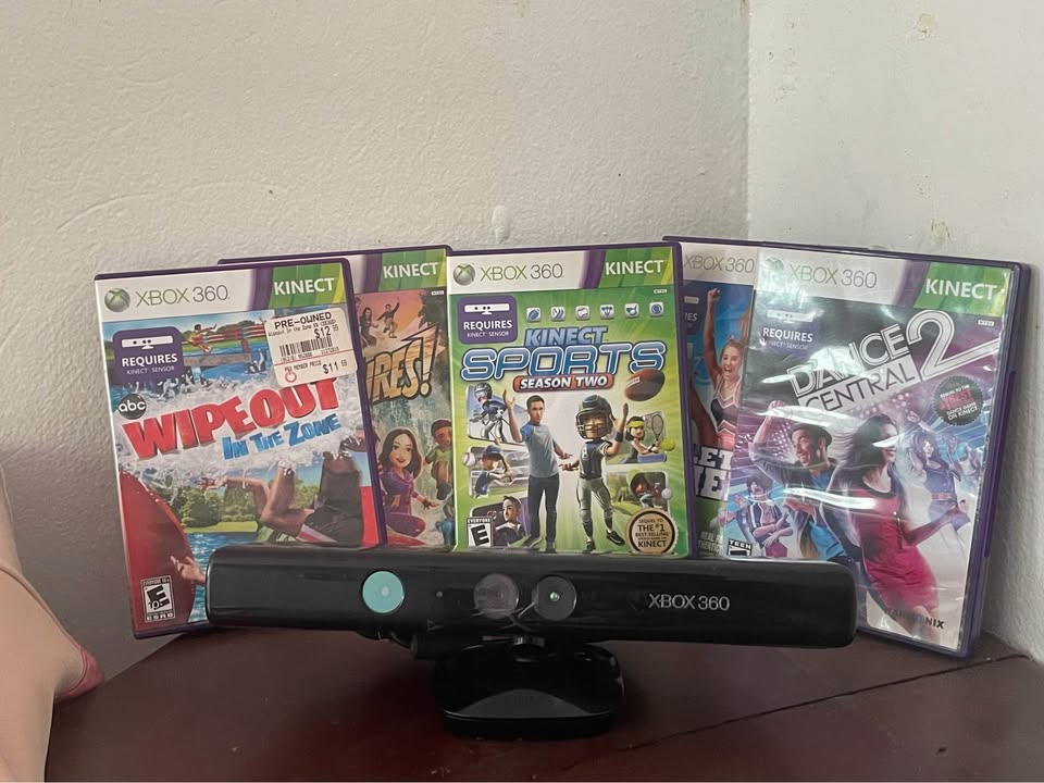 consolas y videojuegos - Lote Kinect Xbox 360