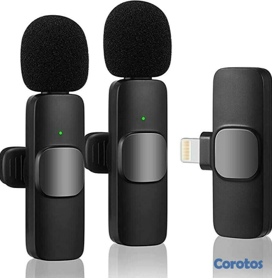 camaras y audio - Micrófono inalámbrico tipo C doble, ideal para entrevistas 1