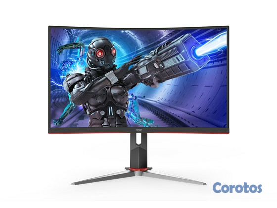 computadoras y laptops - MONITOR AOC 27 pulgadas GAMING CURVO 1920X1080 165HZ, 1 VGA / 2 HDMI  2