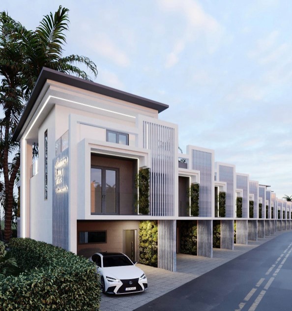 casas vacacionales y villas - Casa modernas en segunda línea de playa pre construcción en cabarete 3