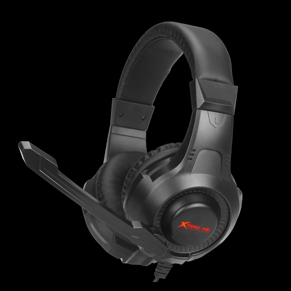 computadoras y laptops - Auriculares con microfono para juegos HEADSET GAMING MIC AJUSTABLE XTRIKE  1