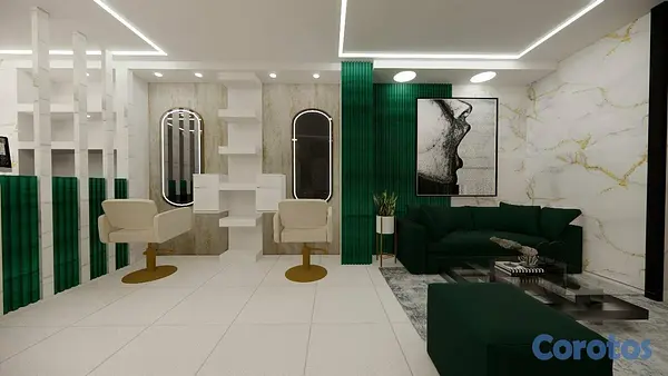 oficinas y locales comerciales - Vendo salón de belleza en Santo domingo este 10