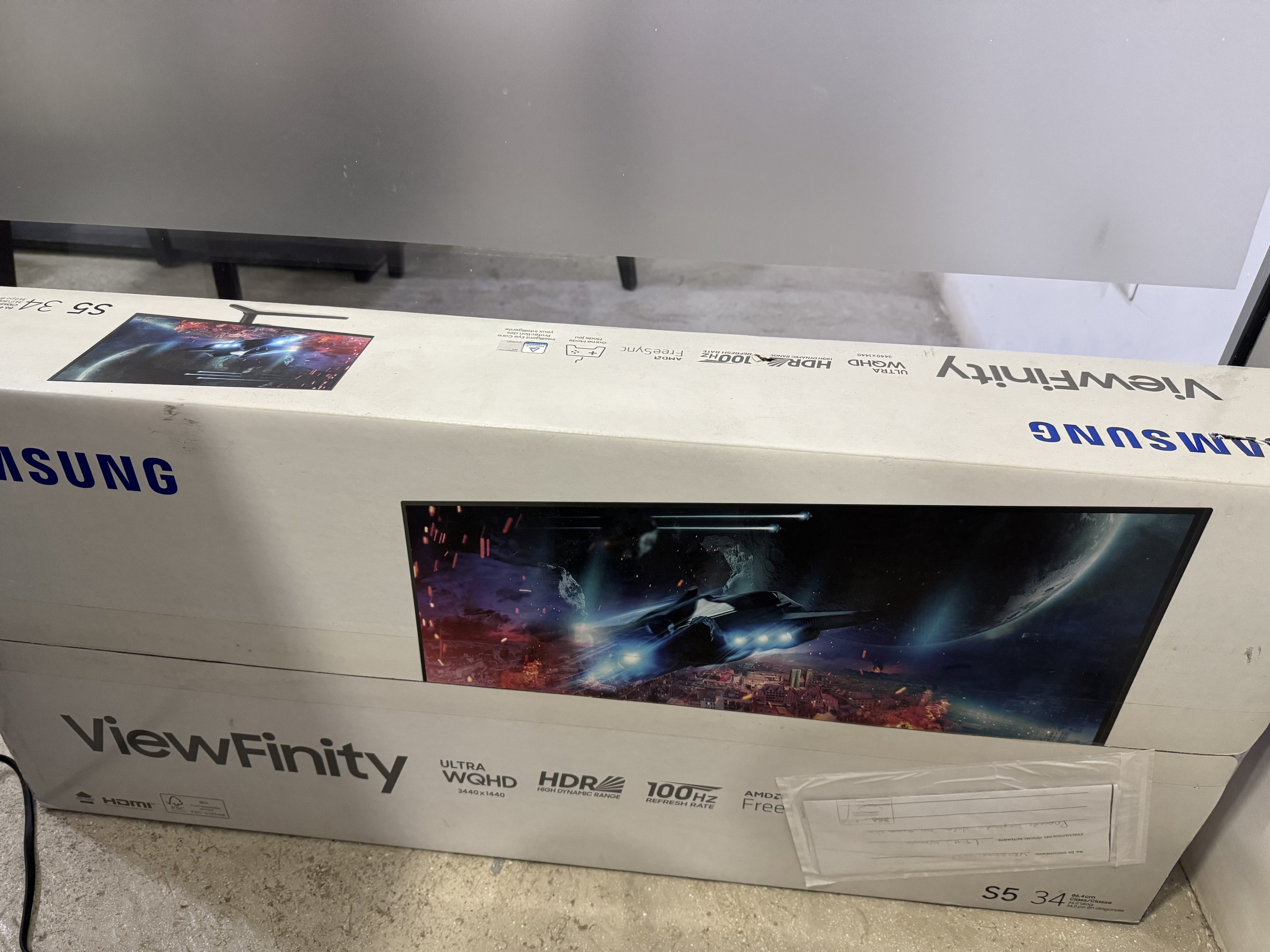 accesorios para electronica - SAMSUNG Monitor QHD ultrawide ViewFinity, 34pulgadas, 100Hz, 5ms, HDR10 1