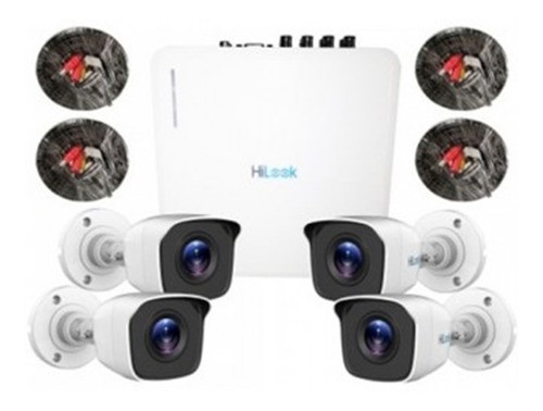 camaras y audio - Sistema de 4 camaras de seguridad hillok 720p