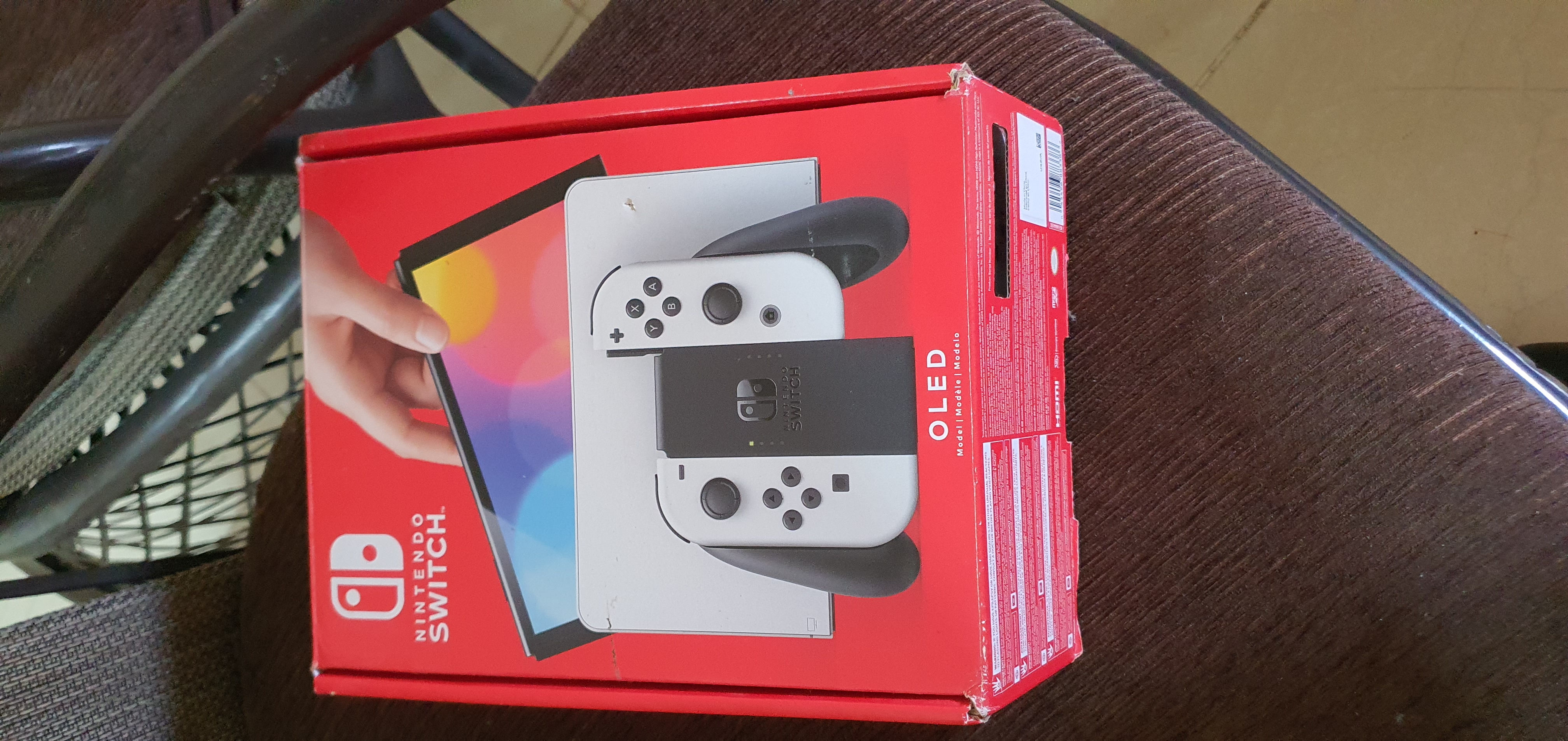 consolas y videojuegos - Nintendo switch oled como nueva con el Mario kart8