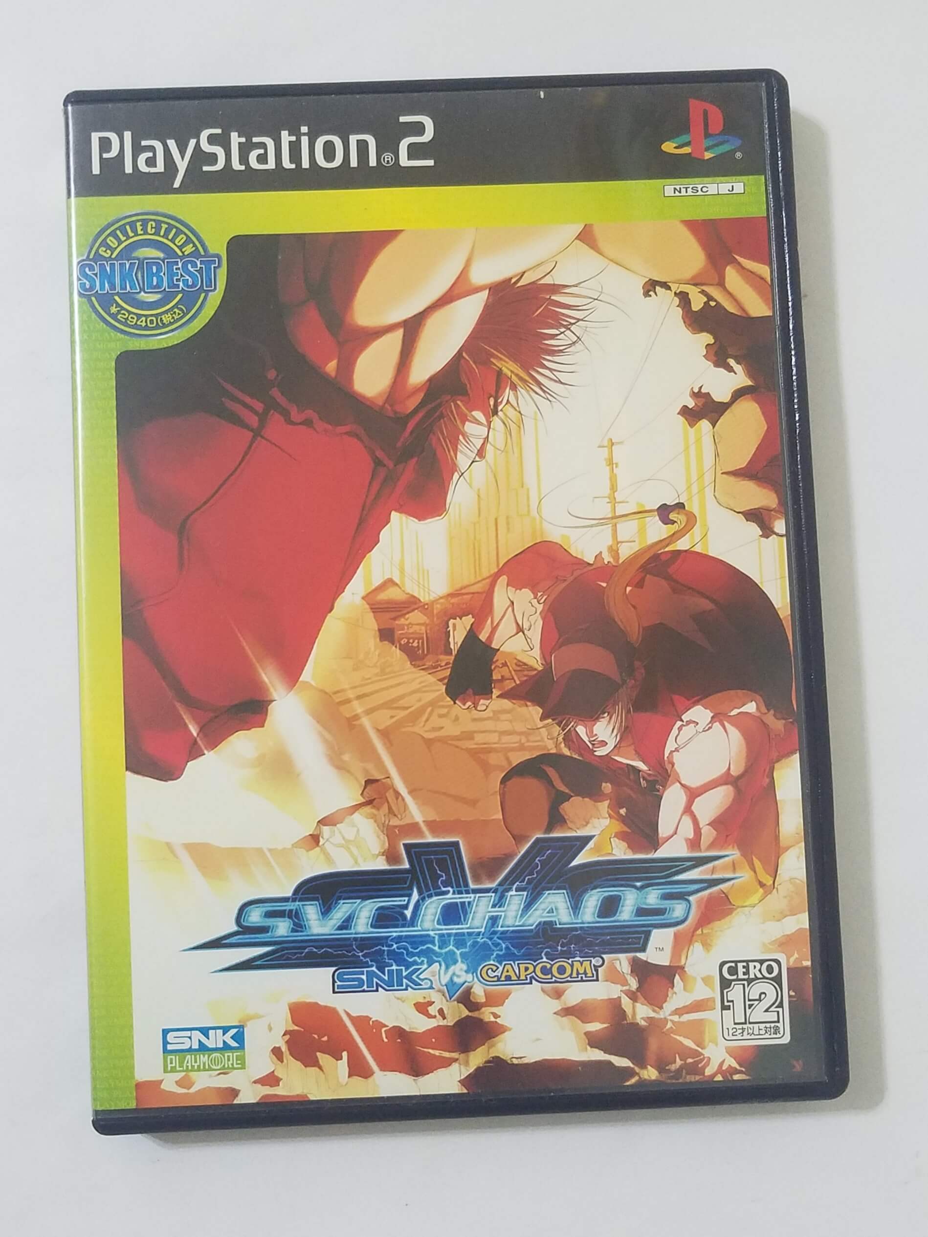 consolas y videojuegos - SVC Chaos: SNK vs. Capcom de PlayStation 2 (PS2) 