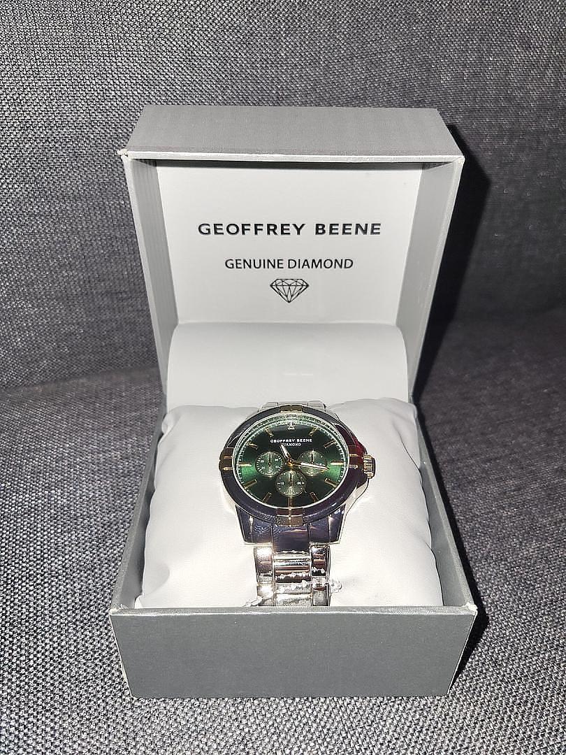 joyas, relojes y accesorios - Reloj Geoffrey Beene Acero níquel  2