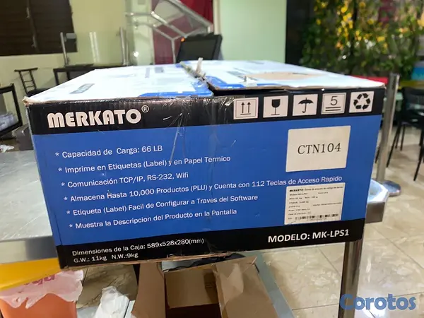 otros electronicos - Balanza Impresora de Código de Barras Merkato WiFi/30kg 2