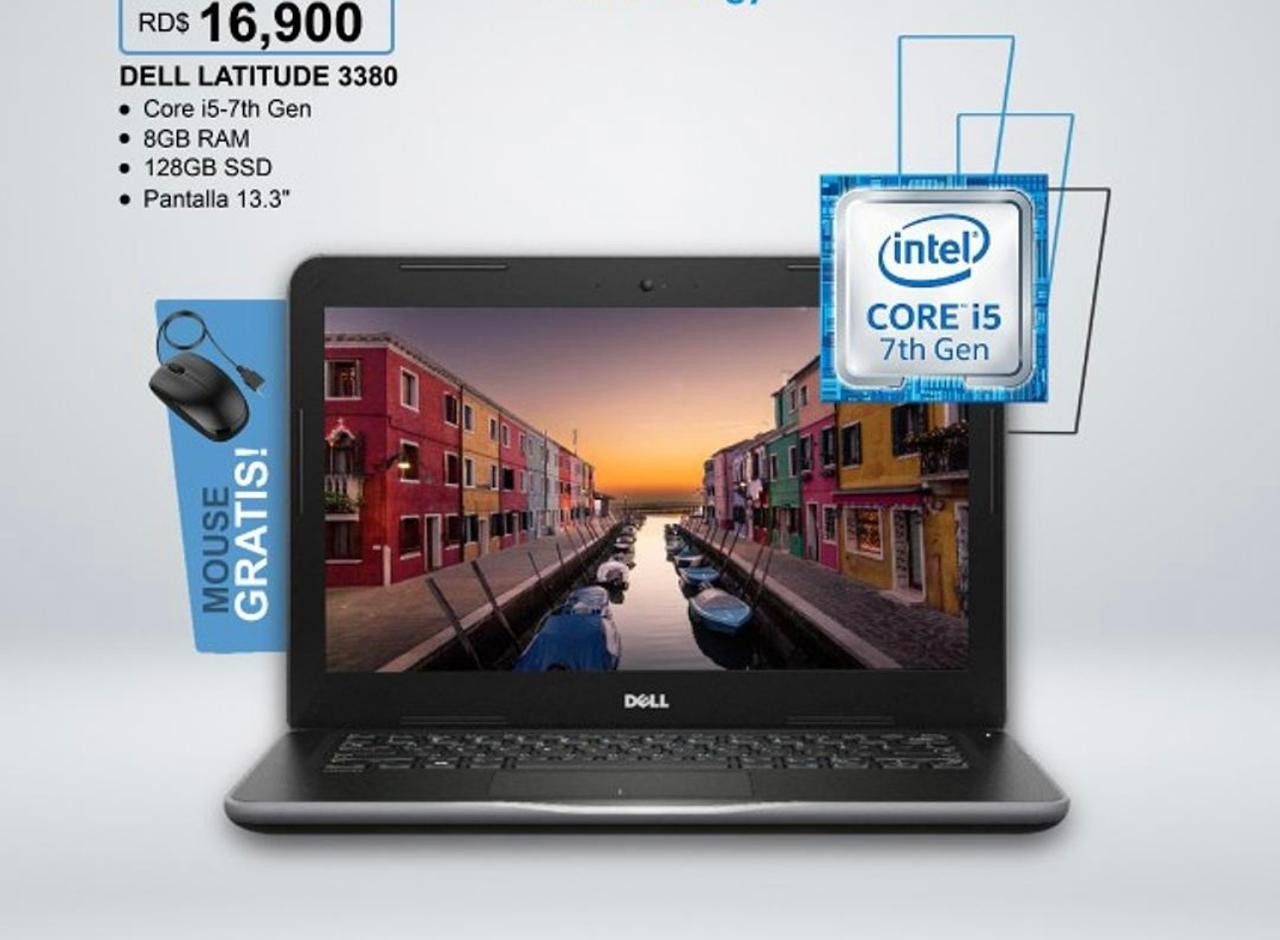computadoras y laptops - Dell Latitude 3380 Core i5-7200U de oportunidad