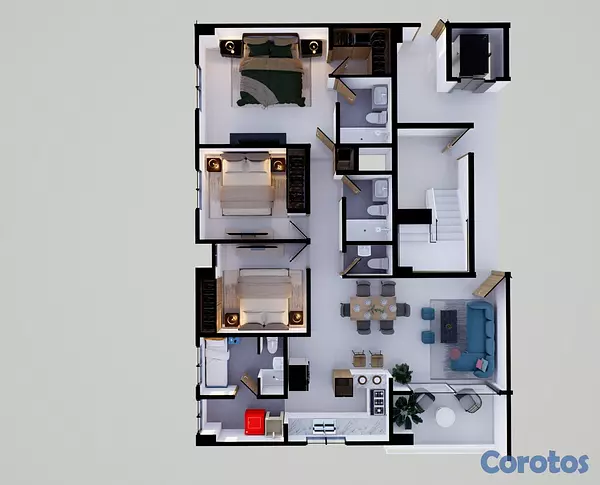 apartamentos - Tower F: Elegancia y confort en las alturas 10