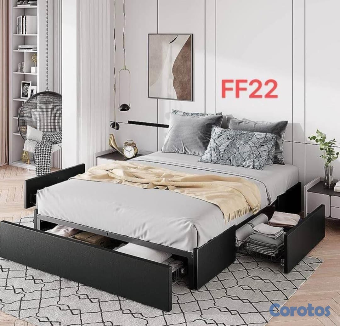 muebles y colchones - Base de cama sin espaldar Queen y full 1