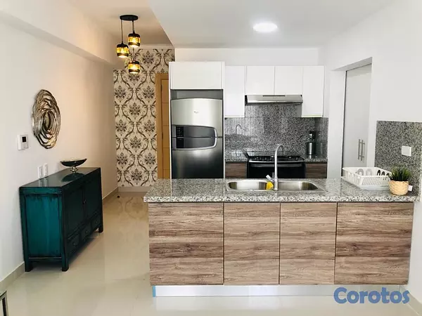 apartamentos - Apartamento en Alquiler en Piantini Amueblado de U 2