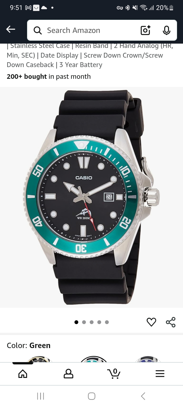 joyas, relojes y accesorios - Casio Marlin Duro 0