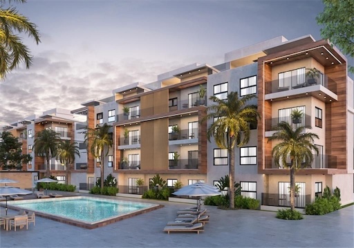 apartamentos - Venta de apartamentos en Bavaro punta cana precios desde 89,000 usd con piscina